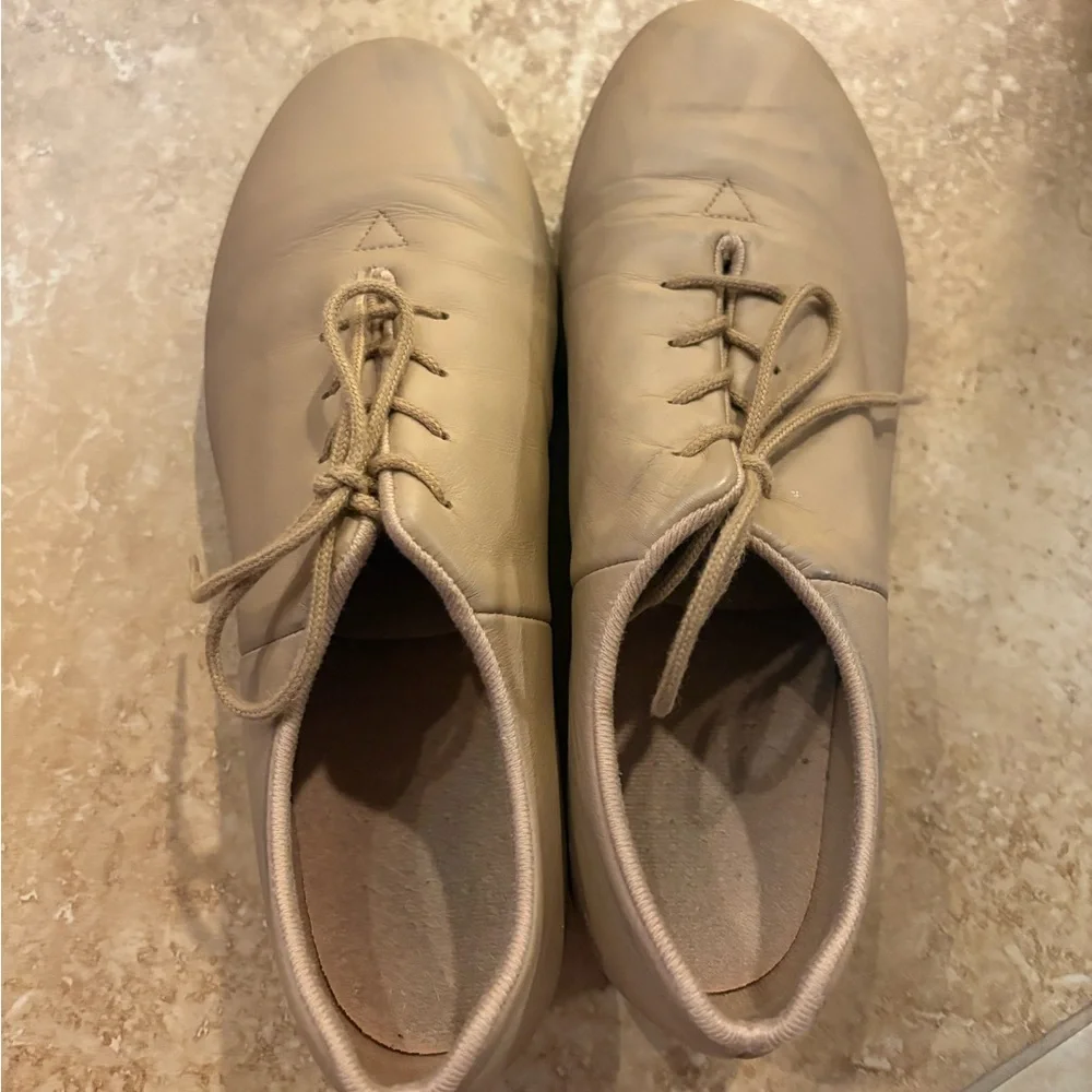 Bloch Tan Leather Tap Shoes - Picture 1 of 4